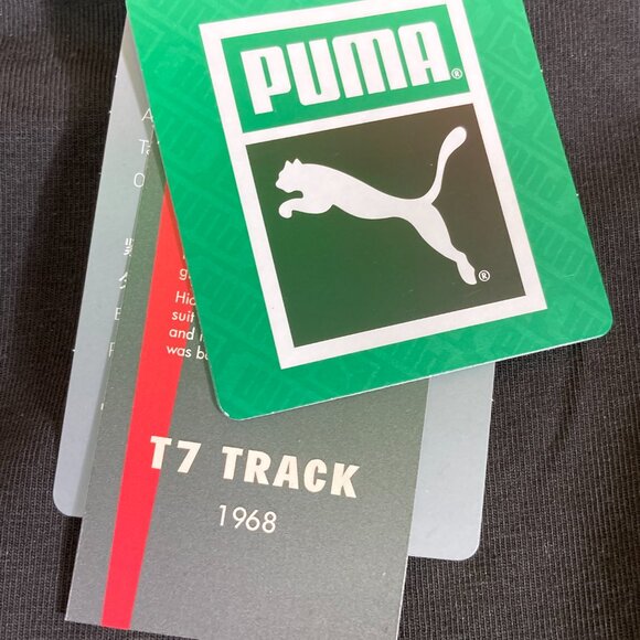 NEW! PUMA T7 MR LEGGING 3X Tight Fit Womens Track Pants Black White - Picture 7 of 8